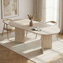 Nordure Sorell Mesa de Comedor Extensible Travertino
